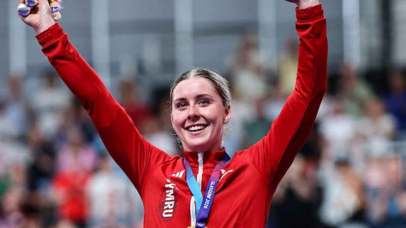 Emma Finucane yng Nghemau'r Gymanwlad